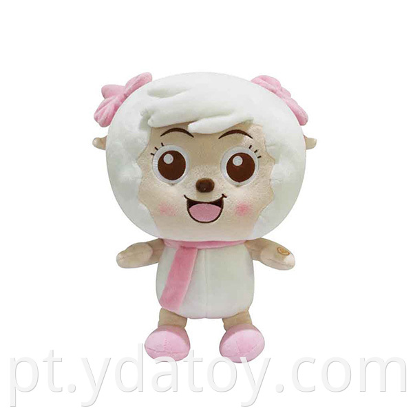 Plush lively beautiful sheep pillow